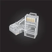 UNITEK CAT6 RJ45 MODULER KONEKTÖR 100'LÜ (Y-OT19TP) - 4