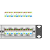 UNITEK CAT6 UTP 24 PORT RJ45 PATCH PANEL (T003A) - 6