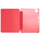 iPad Air 13 2025 M3 Kılıf Tri Folding Kalem Bölmeli Standlı Kılıf - 4