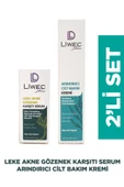 LIWECDERMA Liwec Derma 2'li Set (ARINDIRICI CİLT BAKIM KREM - LEKE AKNE GÖZENEK KARŞITI SERUM) - 1