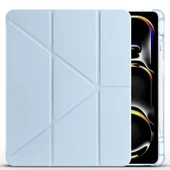 iPad Air 13 2025 M3 Kılıf Tri Folding Kalem Bölmeli Standlı Kılıf - 2