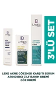 LIWECDERMA Liwec Derma 3'lü Set (ARINDIRICI BAKIM KREM - LEKE AKNE KARŞITI SERUM - GÖZ ÇEVRESİ BAKIM KREMİ) - 1