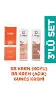 LIWECDERMA Liwec Derma 3'lü Set (BB KREM ORTA - BB KREM AÇIK - GÜNEŞ KREMİ) - 1
