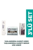 LIWECDERMA Liwec Derma 3'lü Set (YAŞLANMA KARŞITI SERUM - YAŞLANMA KARŞITI KREM - GÖZ ÇEVRESİ BAKIM - 1