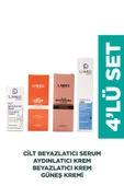 LIWECDERMA Liwec Derma 4'lü Set (AYDINLATICI KREM - WHİTENİNG CREAM - CİLT BEYAZLATICI SERUM - GÜNEŞ KREMİ) thumbnail 1