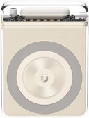 XO PR226 MagSafe İle Uyumlu Fenerli Powerbank, 10000 mAh Taşınabilir Şarj Cihazı, 20W PD + 22.5W USB Hızlı Şarj, 15W Kablosuz Şarj, Şeffaf (Bej) thumbnail 2