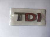 VOLKSWAGEN TDİ BAGAJ YAZISI ÇİFT KIRMIZI 3B0853675AC - 1