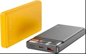 XO PR217 Hızlı Şarj Powerbank, 10000mAh, 22.5W Çift Yönlü Hızlı Şarj, 20W Type-C PD + USB-A, LED Göstergeli, Turuncu thumbnail 3