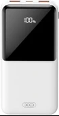 XO PR205 Taşınabilir Hızlı Şarj Power Bank, PD 20W ve QC 22.5W Hızlı Şarj, Dijital Ekran, USB-C ve USB-A, Akım ve Aşırı Şarj Korumalı (Beyaz, 10000mAh) thumbnail 1