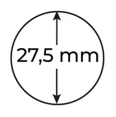 Escoines Koleksiyon 3996368437fade709b Yapışkansız Karton Kapama 5 ADET 27,5 mm Madeni Para Kapaması thumbnail 2