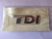 VOLKSWAGEN TDI BAGAJ YAZISI İKİ KIRMIZI (CRAFTER2010-) 2E0853675B - 1