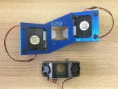 Ping Çift 300 3D Yazıcı İçin Turbo Fan Tutucu Ve Fan Kanalı Plastik Aparat - 1