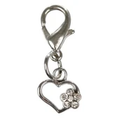 Trixie Kedi Köpek Boyun Tasma Süsü Kalp Ve Çiçek Desenli 16x12 mm - 1