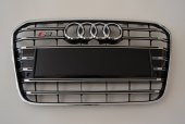 AUDİ A6 S6 C7 ÖN PANJUR KROM-SİYAH 2012-2015 - 1