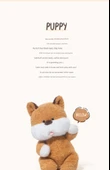 Sevimli Köpek Peluş Oyuncak - Sıradan Puppy Chachak - 32cm - 9