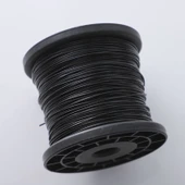 Kaplanmış Çelik Tel Halat İpi - 0.6mm (1x7) - 100 metre - 9