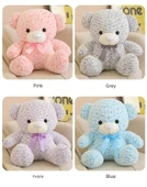 Sevimli Ayıcık Peluş Yastık - Pembe - 40cm - 10