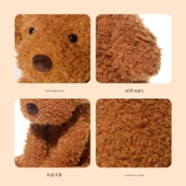 Sevimli Köpek Peluş Oyuncak - Hediye Paketi - Altın Saçlı Anka 25cm - 5