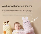Bebek Uyku Rahatlatıcı Oyuncak - Çocuk Şarkıları Çalabilen Doudou Kadife Büyük Beyaz Kaz - 8