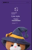 Büyücü Kedi Peluş Oyuncak Bebek - Sıradan - 55cm - 10