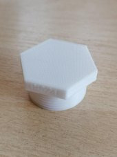 Pg21 Kablo Bezi Kör Kapak / Kabelverschraubung Analdin Plastik Aparat - 1