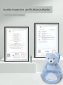 USB Şarjlı Bebek Peekaboo Ayıcığı - Kayısı Rengi Ayı + Manhattan El Topu - 4