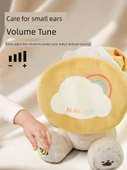 USB Şarjlı Bebek Peekaboo Ayıcığı - Kayısı Rengi Ayı + Manhattan El Topu - 3