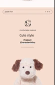 Yumuşak Peluş Köpek Oyuncak Bebek - 35cm - Sıradan Paketleme - 10