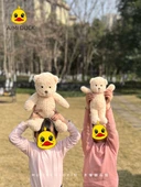 Sevimli Bej Ayıcık Peluş Oyuncak - Büyük - 40cm - 5