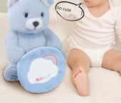 USB Şarjlı Bebek Peekaboo Ayıcığı - Kayısı Rengi Ayı + Manhattan El Topu - 12