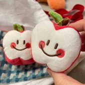 Sebze ve Meyve Peluş Kolye Bebek Çantası Süsleri - Batı Mavi Çiçek - 4
