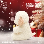 Bern Köpeği Peluş Oyuncak - Renkli Kek Süslemesi - 38cm - Sıradan Ambalaj - 4