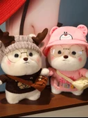 30cm Giydirilmiş Ayı Peluş Oyuncak - Pembe Aşk Elbisesi - Hediye Kutulu - 2