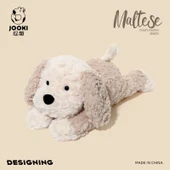 Maltese Köpek Peluş Oyuncak - 42cm - Hediye Paketi - 2