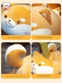 Shiba Inu Peluş Köpek Ragdoll - Şişman Shiba Inu - Aşk Sensin - 70cm - 4