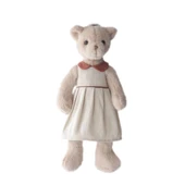 Dabron Ayı Peluş Oyuncak Bebek - Elbise Takımı [Kadın] - 35cm - 6