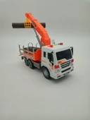 Ceren Ctoys Sesli Işıklı Kütük Taşıyıcı Vinç Kamyon  WY300F - 3