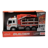 Ceren Ctoys Sesli Işıklı Kütük Taşıyıcı Vinç Kamyon  WY300F - 1