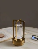 NOAS YL86 1245 Halki Şarjlı Masa Lambası 3 Renk Gold - 3