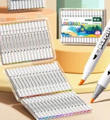 Akrilik Kalem Seti - Doğrudan Sıvı Tip Yumuşak Uç - İleri Seviye 36 Renk - 8