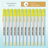 Sanat Vurgulama Kalemi - 12 Altın Kalem thumbnail 1