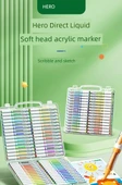 Akrilik Marker Kalemi - PANDA - 48 Renk 66 Parça Set - 6