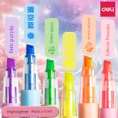 Fluoresan Marker Seti - Pudra, Sarı, Mavi (3 Paket) - 3