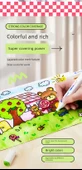 DIY Çocuklar İçin El Boyaması Akrilik Marker Kalemi - 24 Renk Yumuşak Uç Omuz Çantası + Malzeme Çantası - 10