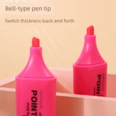 Fluoresan Kalem - Pembe - 6 Renk - 6