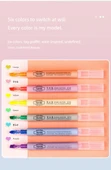 Fluoresan Marker Seti - Pudra, Yeşil, Sarı (3 Paket) - 10