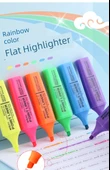 Fluoresan Kalem - Sarı - 6 Renk - 7