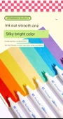 DIY Çocuklar İçin El Boyaması Akrilik Marker Kalemi - 24 Renk Yumuşak Uç Omuz Çantası + Malzeme Çantası - 9