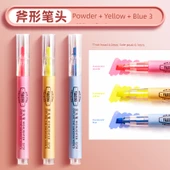 Fluoresan Marker Seti - Pudra, Sarı, Mavi (3 Paket) - 1