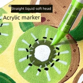 Akrilik Marker Kalem Seti - Doğrudan Sıvı - 60 Renk Takımı - 2